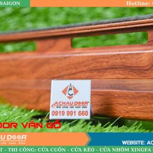 Cửa Cuốn Đức Khe Thoáng Titadoor Vân Gỗ